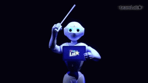Pepper robot conducting