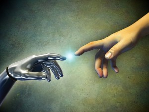 merging of man and machine